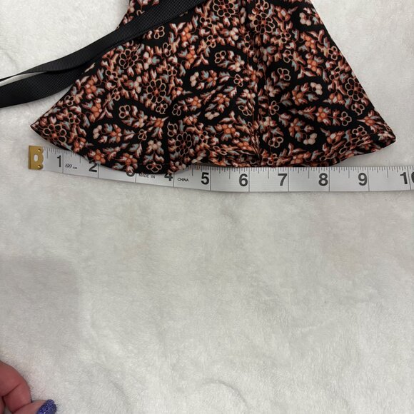 Charlotte Russe Boho Print Long Sleeve Mini Dress With Tie Details Womans Size S - Picture 13 of 13